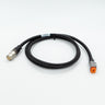 Anschlusskabel für 3/4 Zoll 10-poligen OilQuick Elektro-Stecker für Trimble Earthworks Komplettansicht